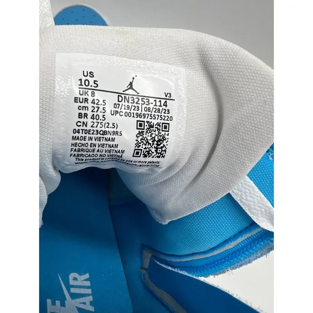 Nike Air Jordan 1 Elevate High UNC Powder Blue White DN3253-114 Womens Size 10.5